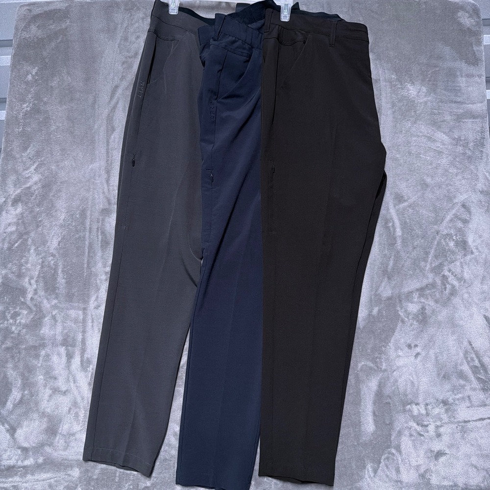BYLT Pants Mens 38 Kinetic 2.0 Stretch Golf Performance Trousers LOT of 3